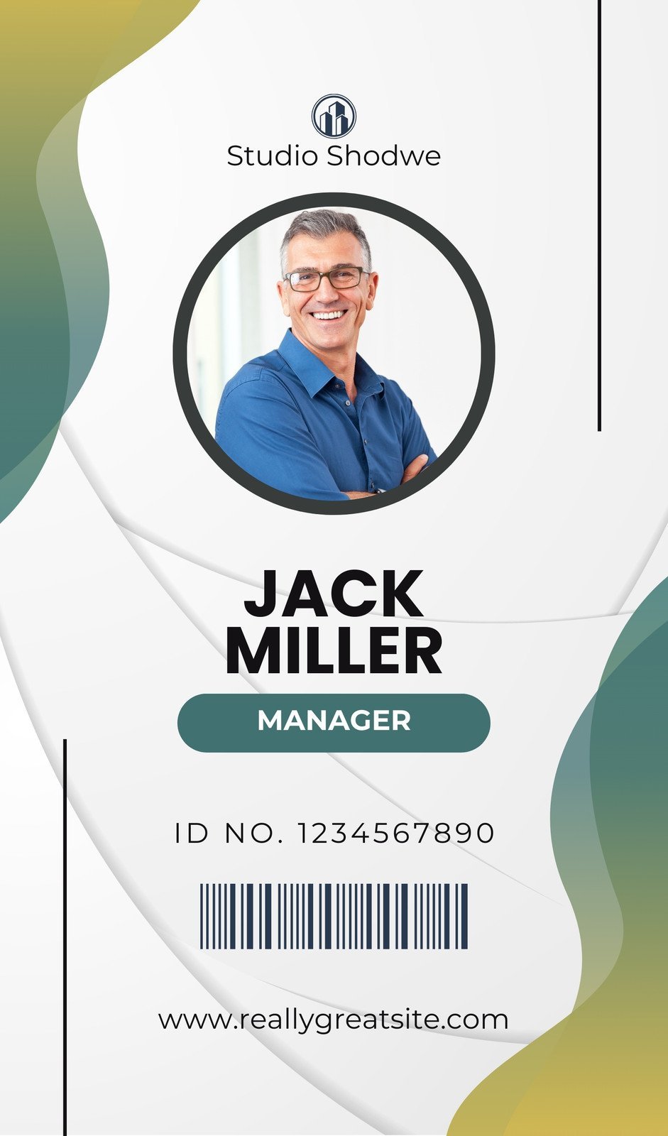 School ID card template - Payal Production